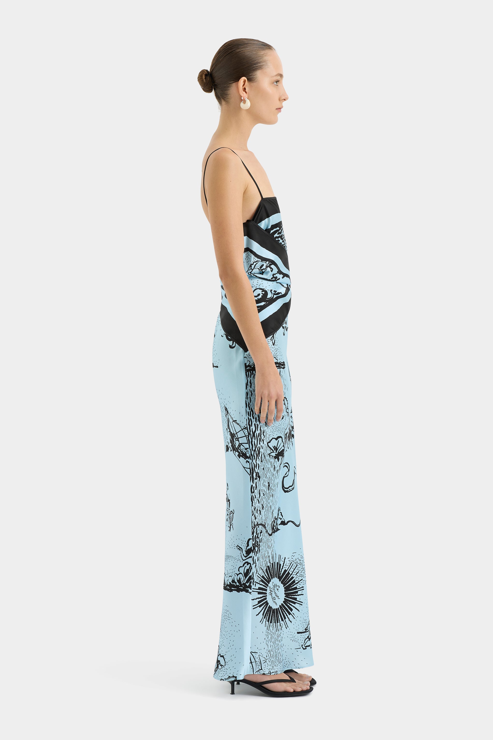 DREAMWOOD SCARF MIDI DRESS